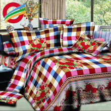 cheap new printed bed sheet fabric set for making